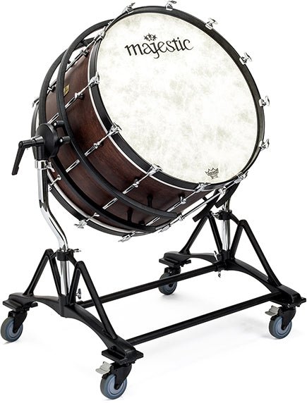 Majestic PSS36-X60-22C Concert Bass Drum Dust Cover – Fits 36×22" Prophonic & 40×22" Concert Black - AAA Band Instrument Rentals