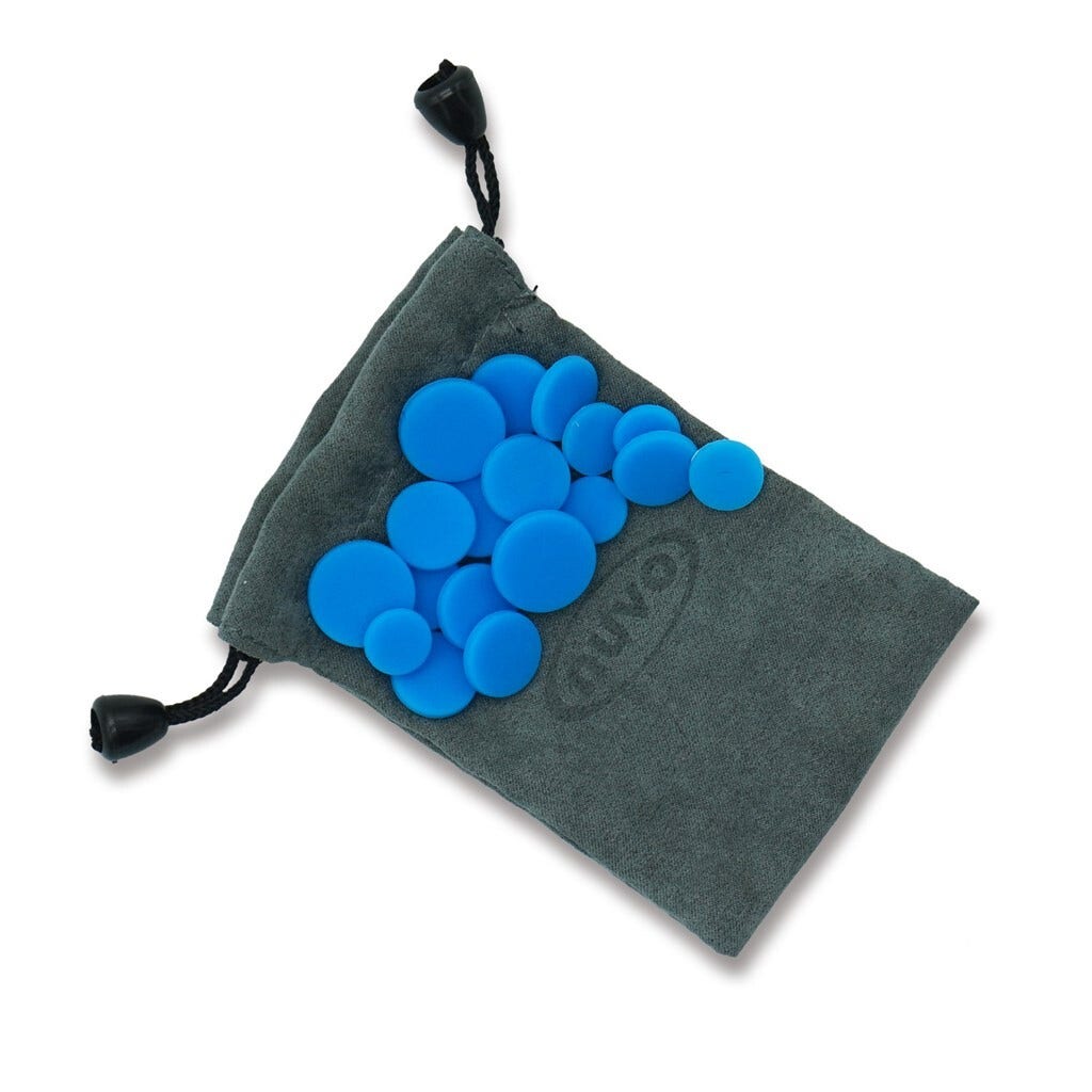 NUVO Coloured Key Caps Set – Blue | For jFlute & Student Flute - AAA Band Instrument Rentals