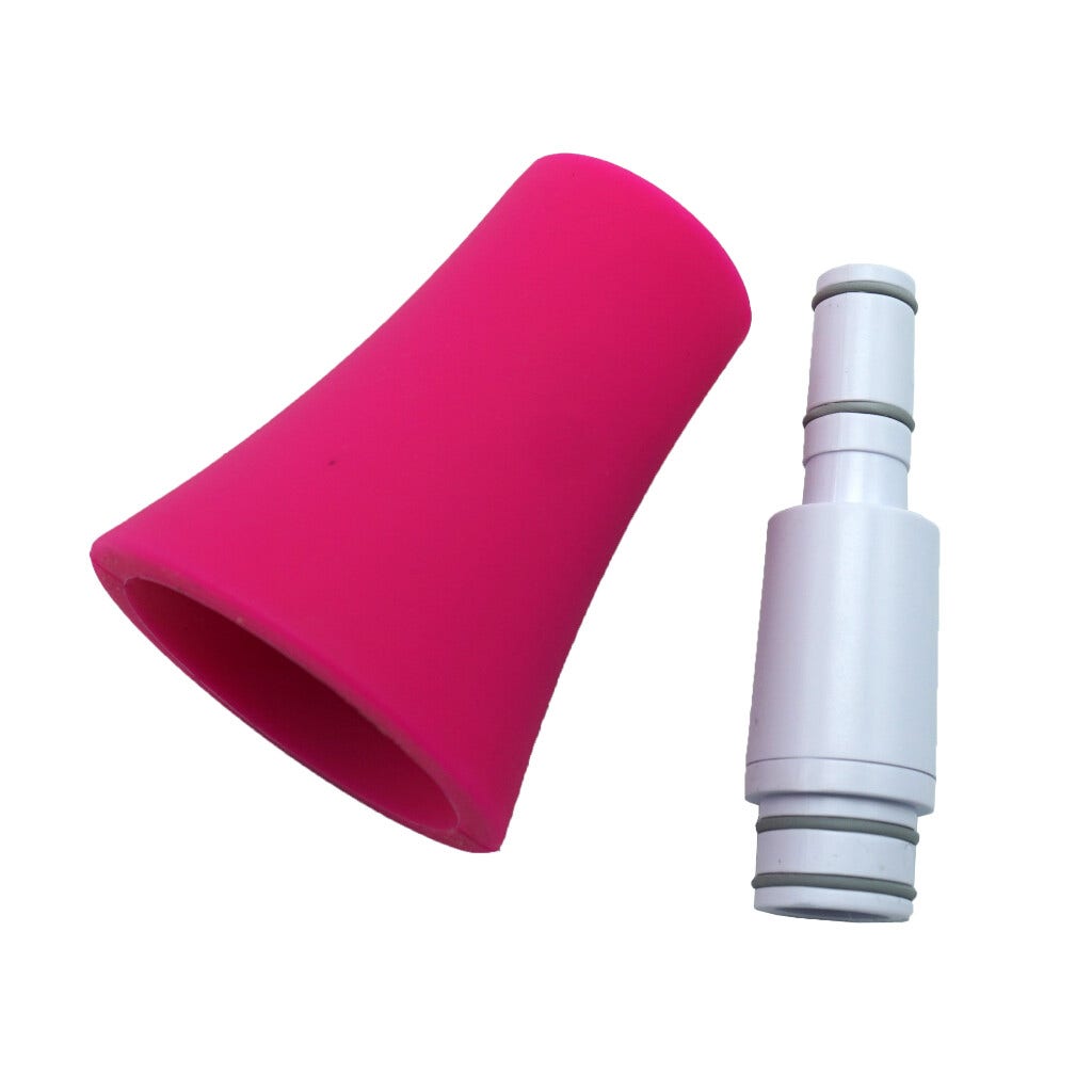 NUVO Straighten Your jSax Kit – White/Pink | Straight-Body Conversion - AAA Band Instrument Rentals