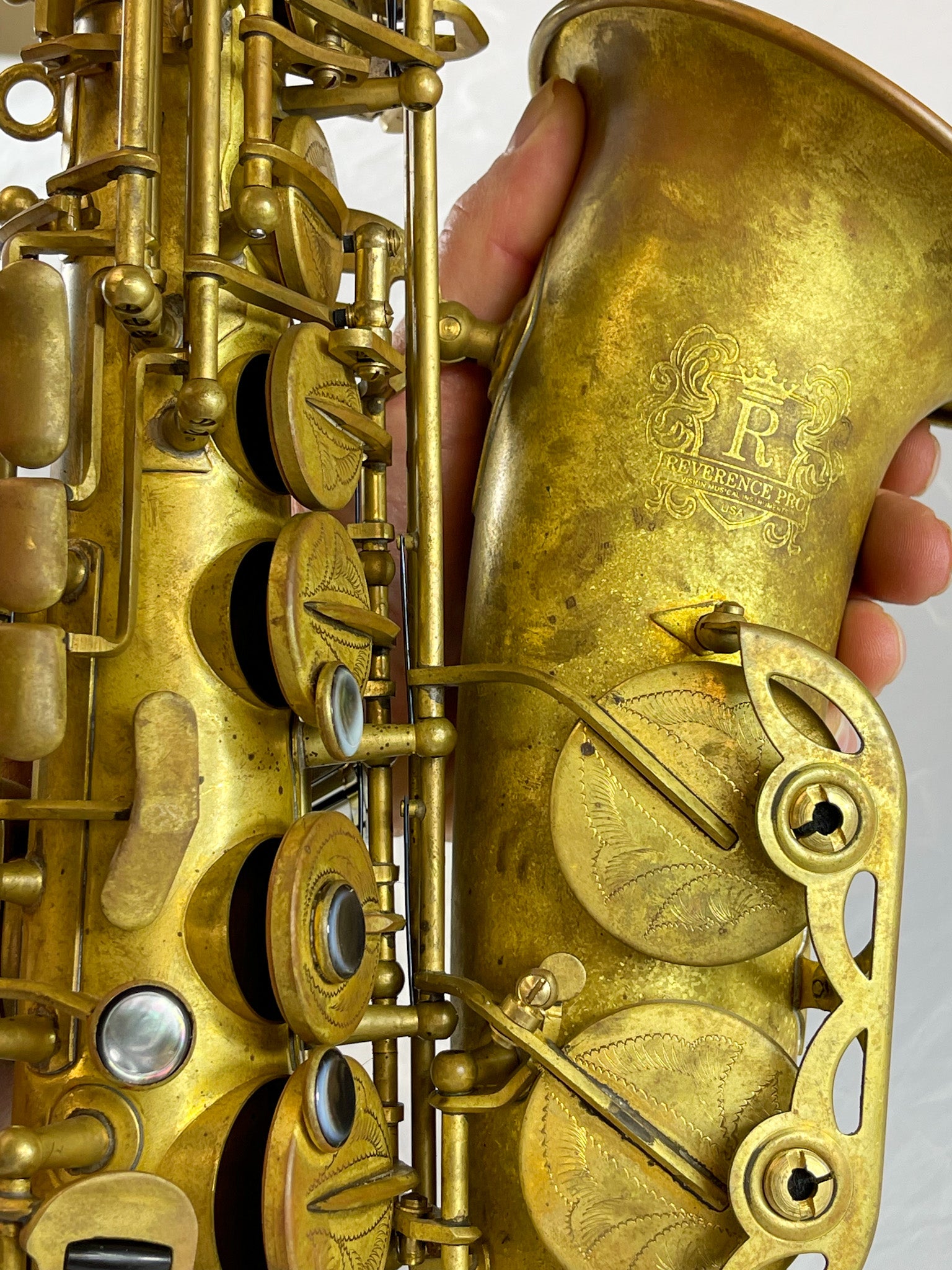 Reverence Pro - Alto Saxophone (Antique Finish) - AAA Band Instrument Rentals