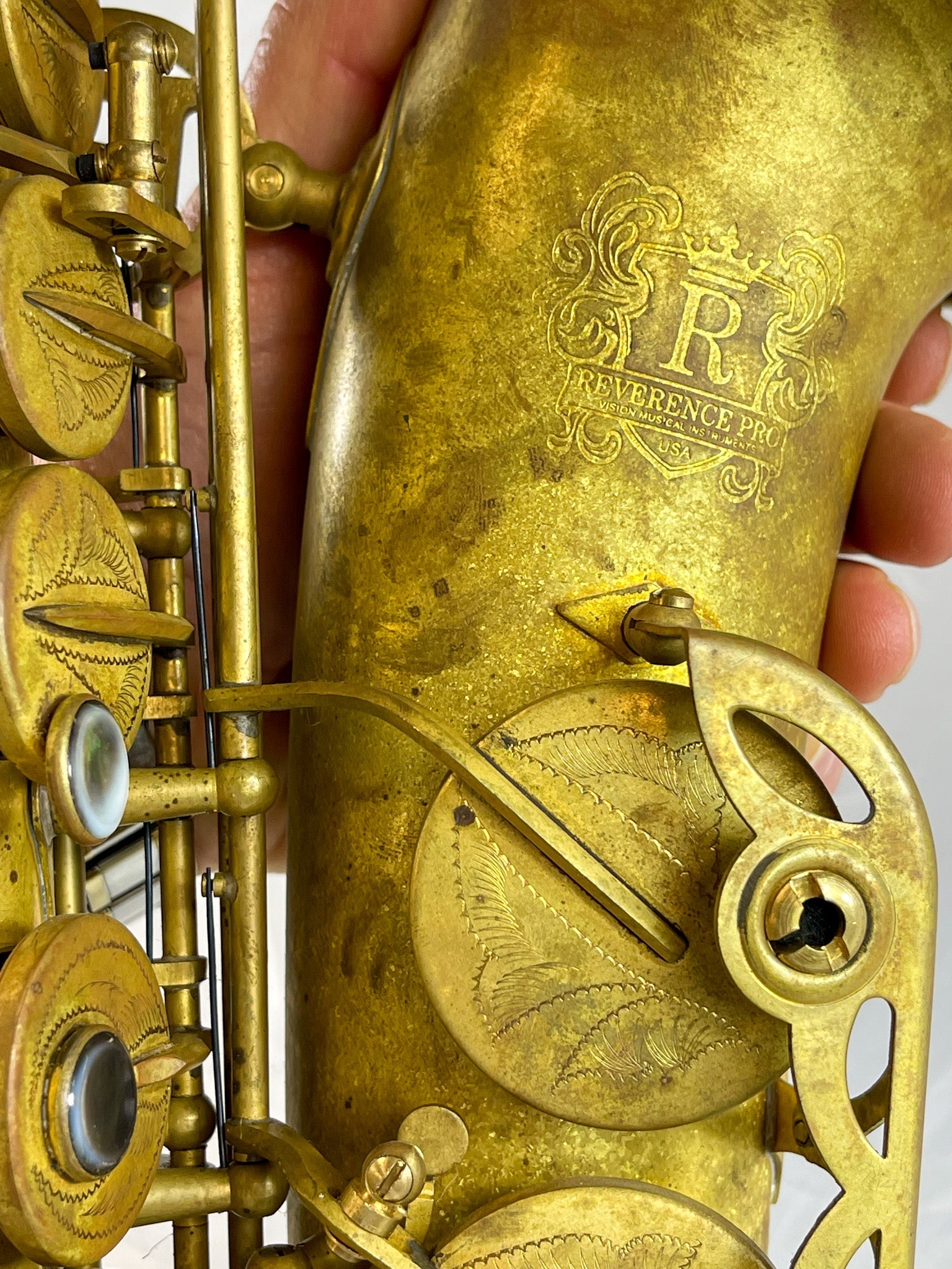 Reverence Pro - Alto Saxophone (Antique Finish) - AAA Band Instrument Rentals