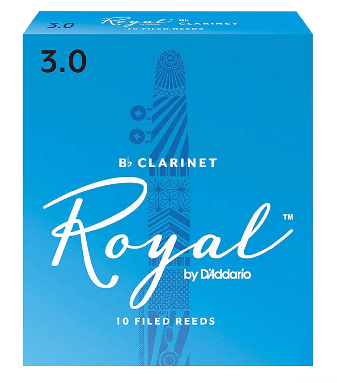 Rico Royal Clarinet Reeds (Box of 10) - AAA Band Instrument Rentals