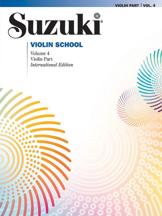 Suzuki Violin School Method Books 1-4 (Revised Edition) - AAA Band Instrument Rentals
