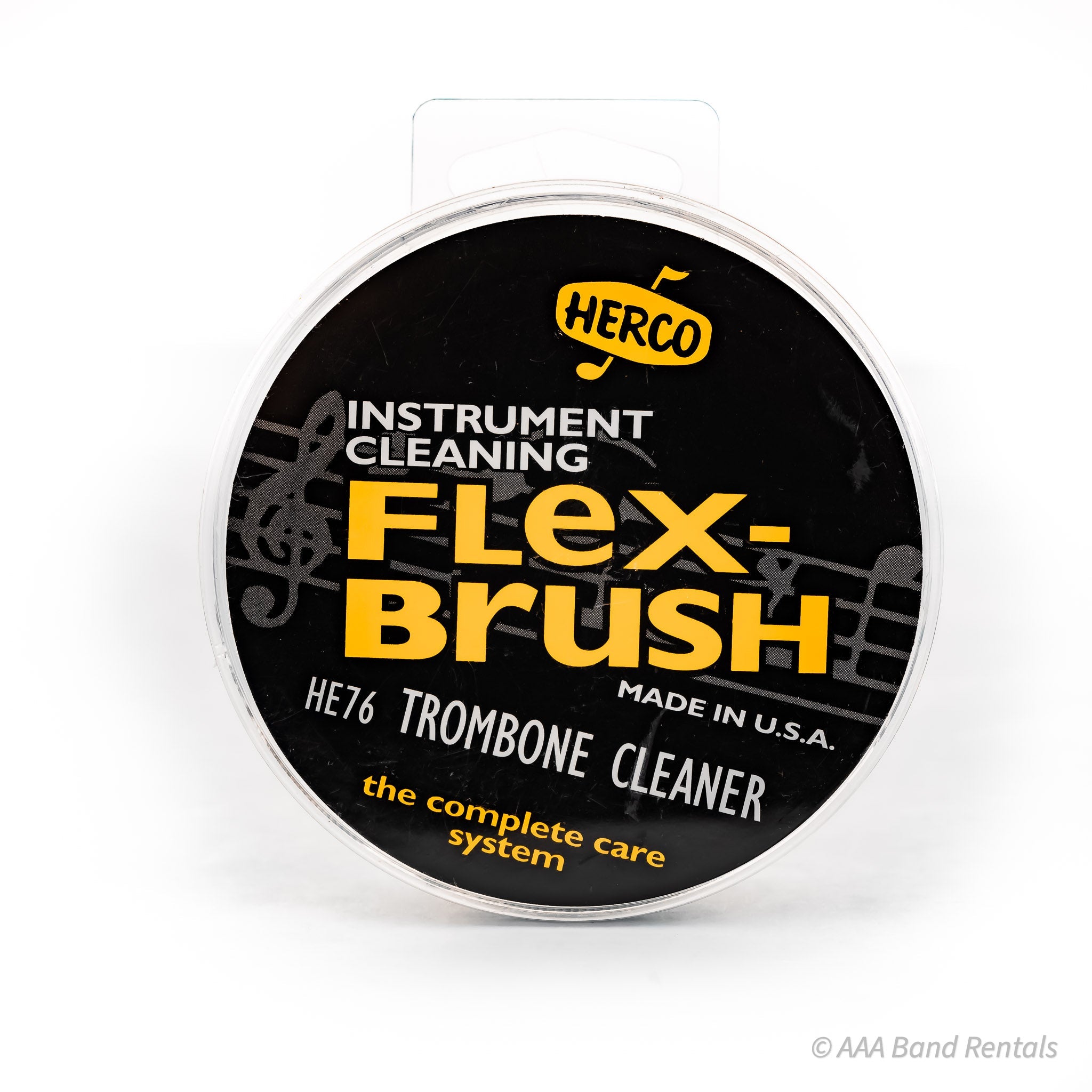 Trumpet & Trombone Flex Brush Cleaning Snake – Herco - AAA Band Instrument Rentals