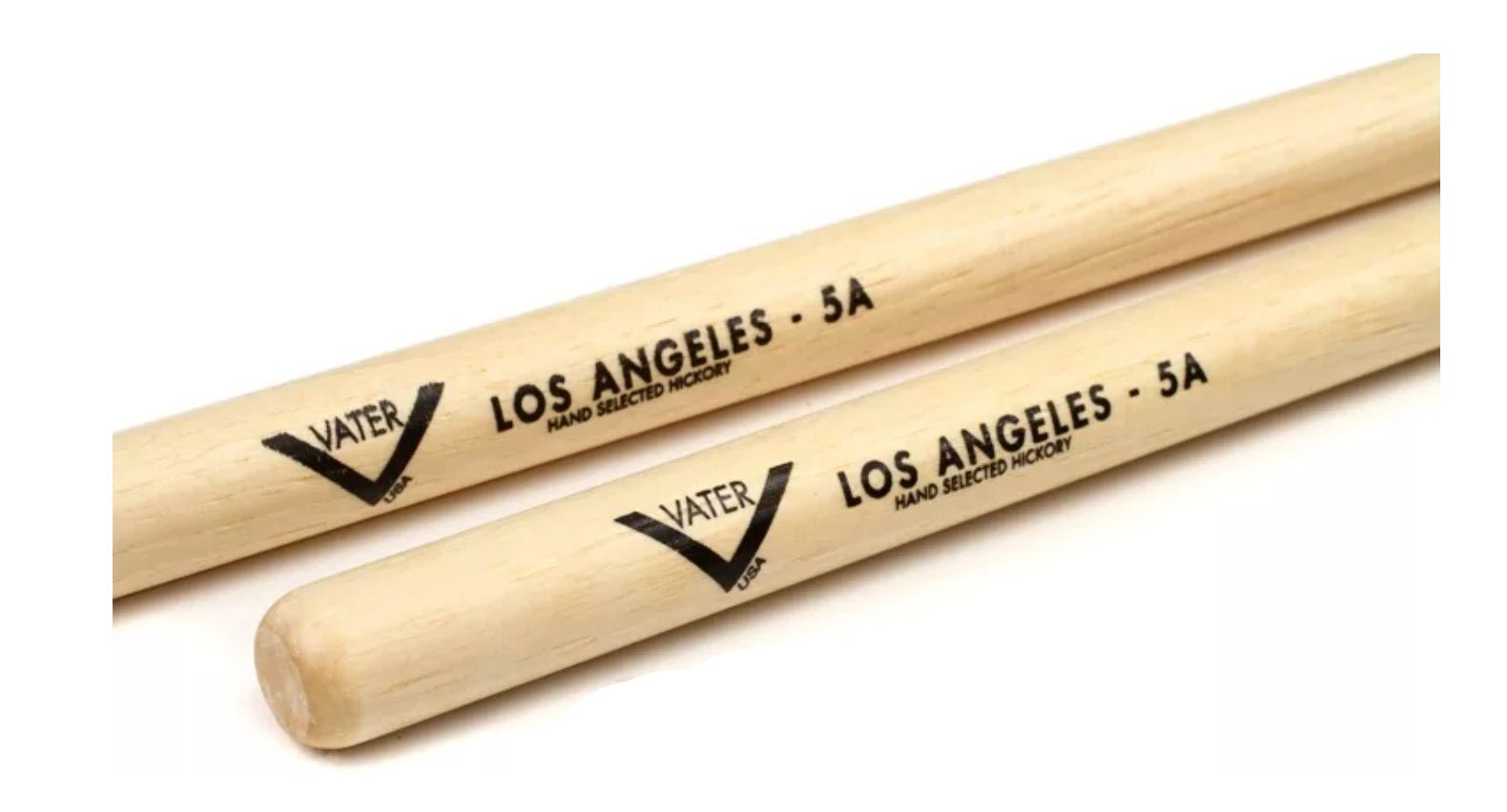 Vater Los Angeles 5A Wood Tip Hickory Drumsticks Pair. - AAA Band Instrument Rentals